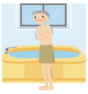 お風呂のお悩み　浴室が寒い