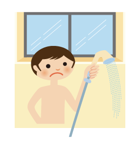 お風呂のお悩み　シャワーの水圧が弱い